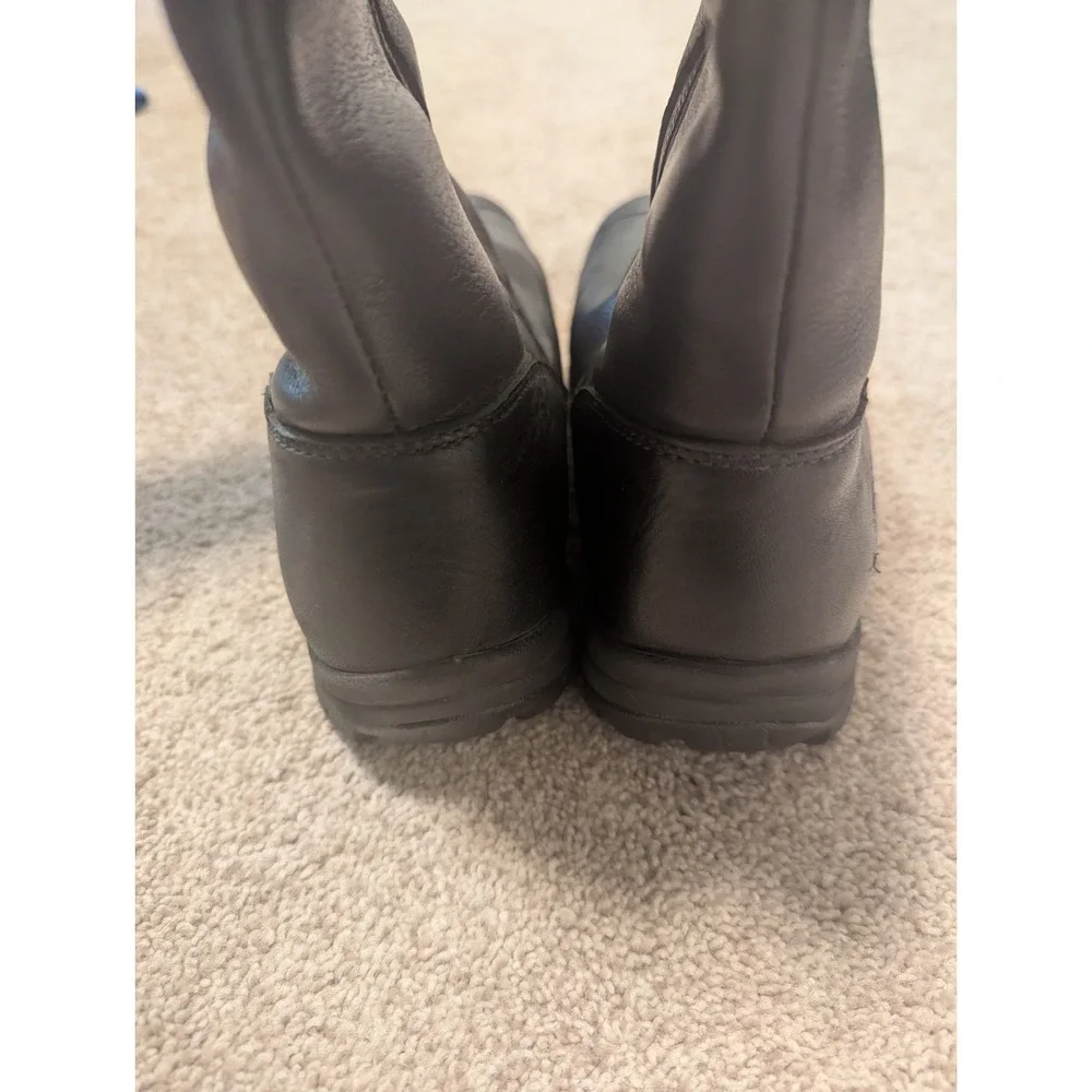 KEEN Dry Women's Black Leather Tall Boots Size 6.5